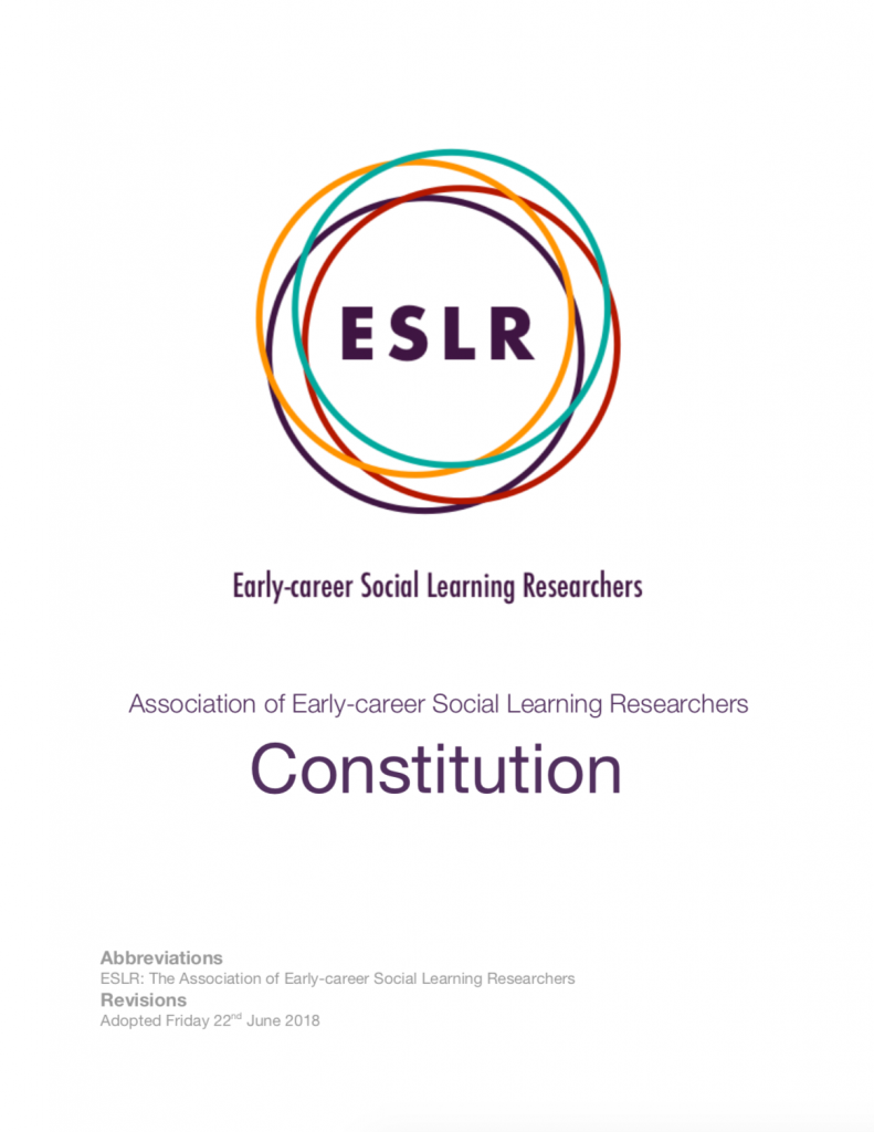 ESLR Society Constitution PDF